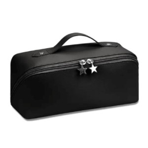 Stylish and compact Make Up Purse for cosmetics organization.